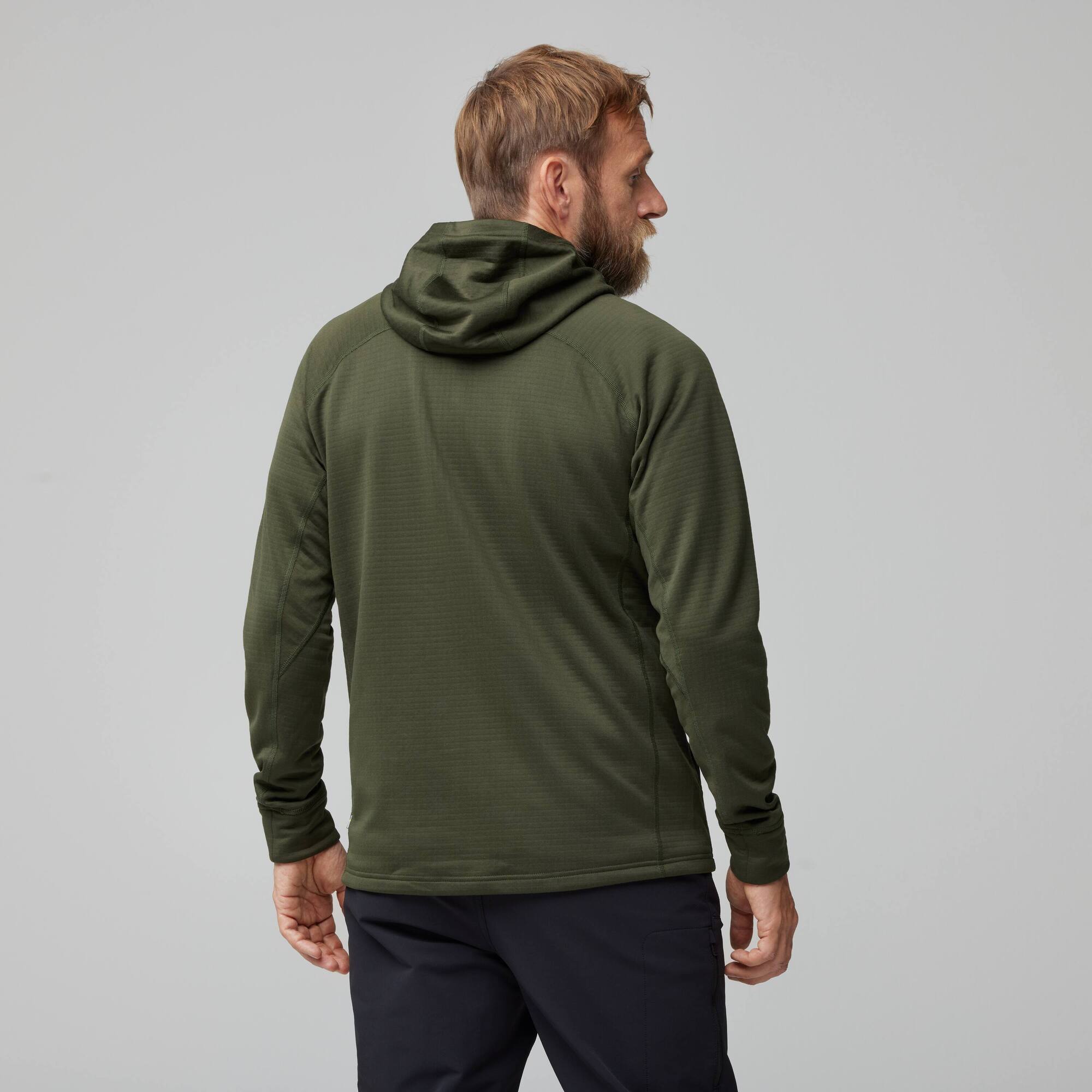 Abisko Grid Fleece Hoodie M - Image 2