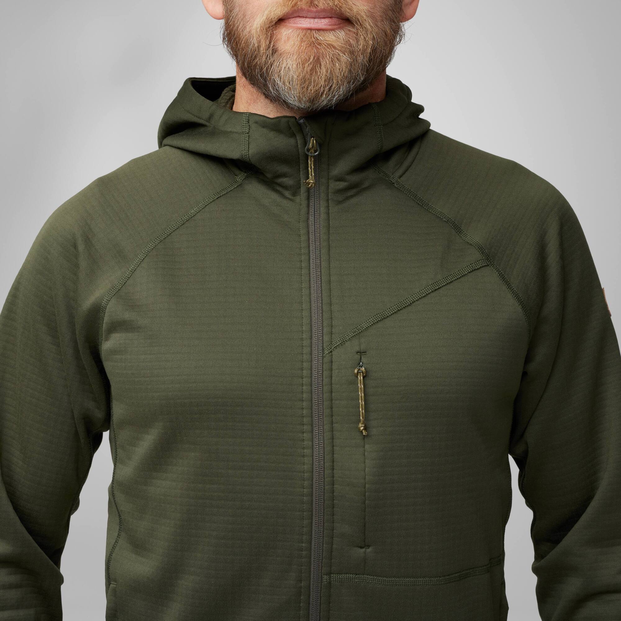 Abisko Grid Fleece Hoodie M - Image 6