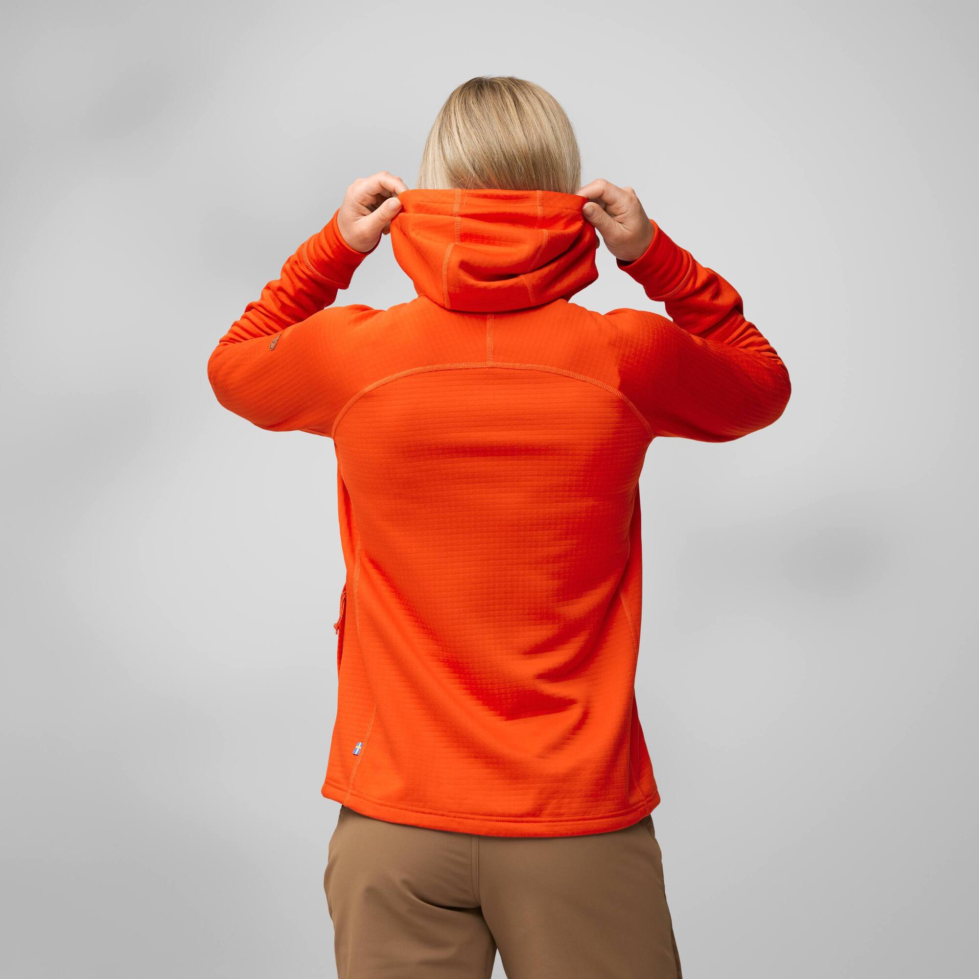 Abisko Grid Fleece Hoodie W - Image 2