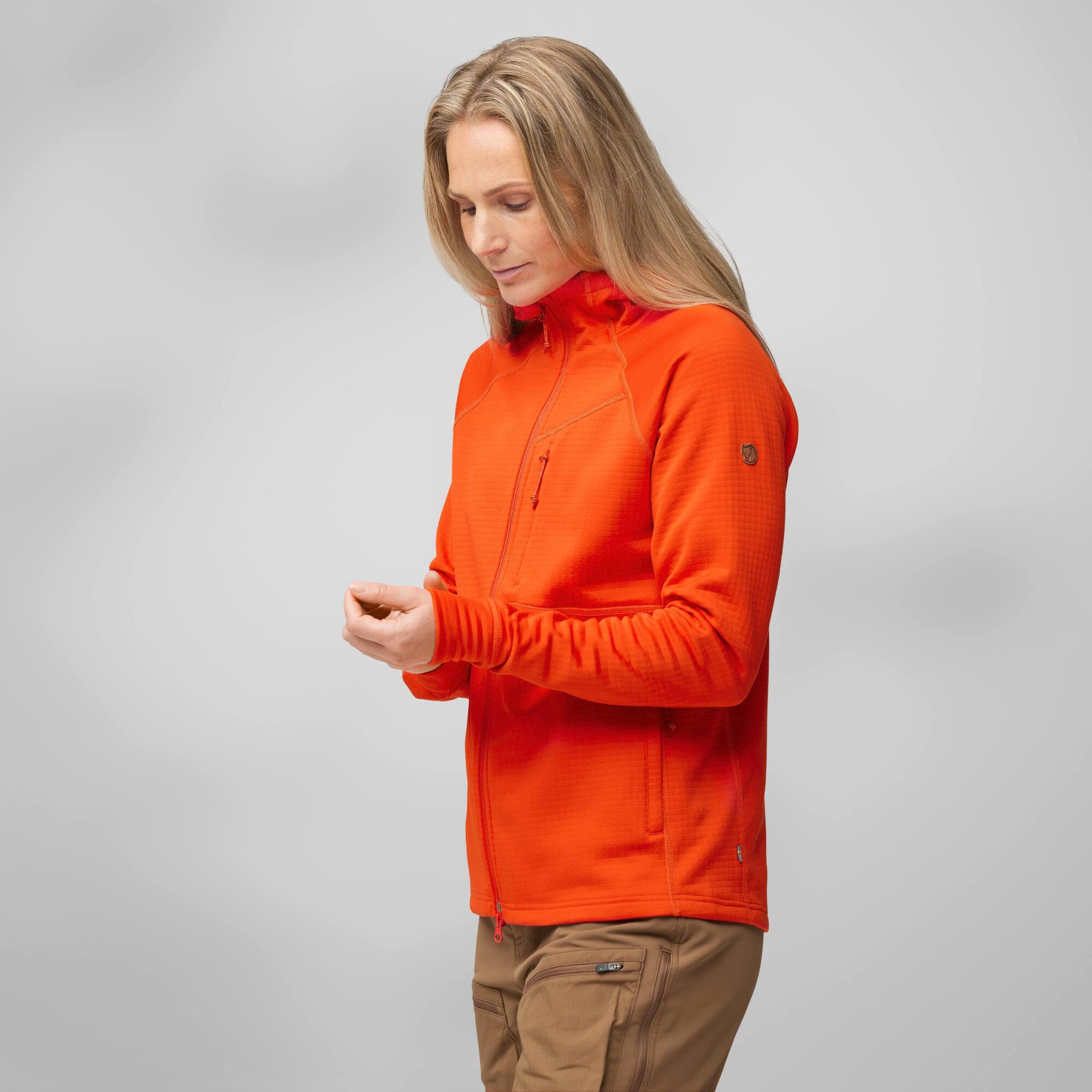 Abisko Grid Fleece Hoodie W - Image 5