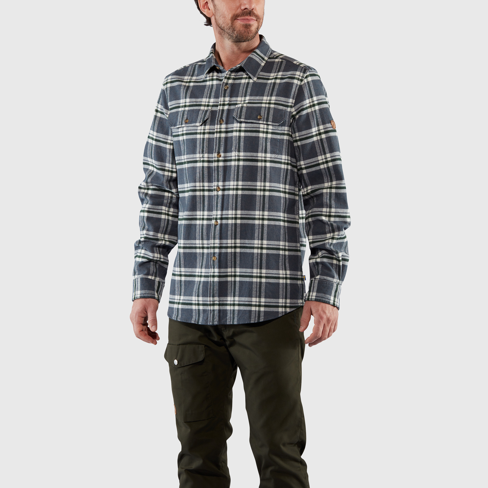 Övik Heavy Flannel Shirt M - Image 1