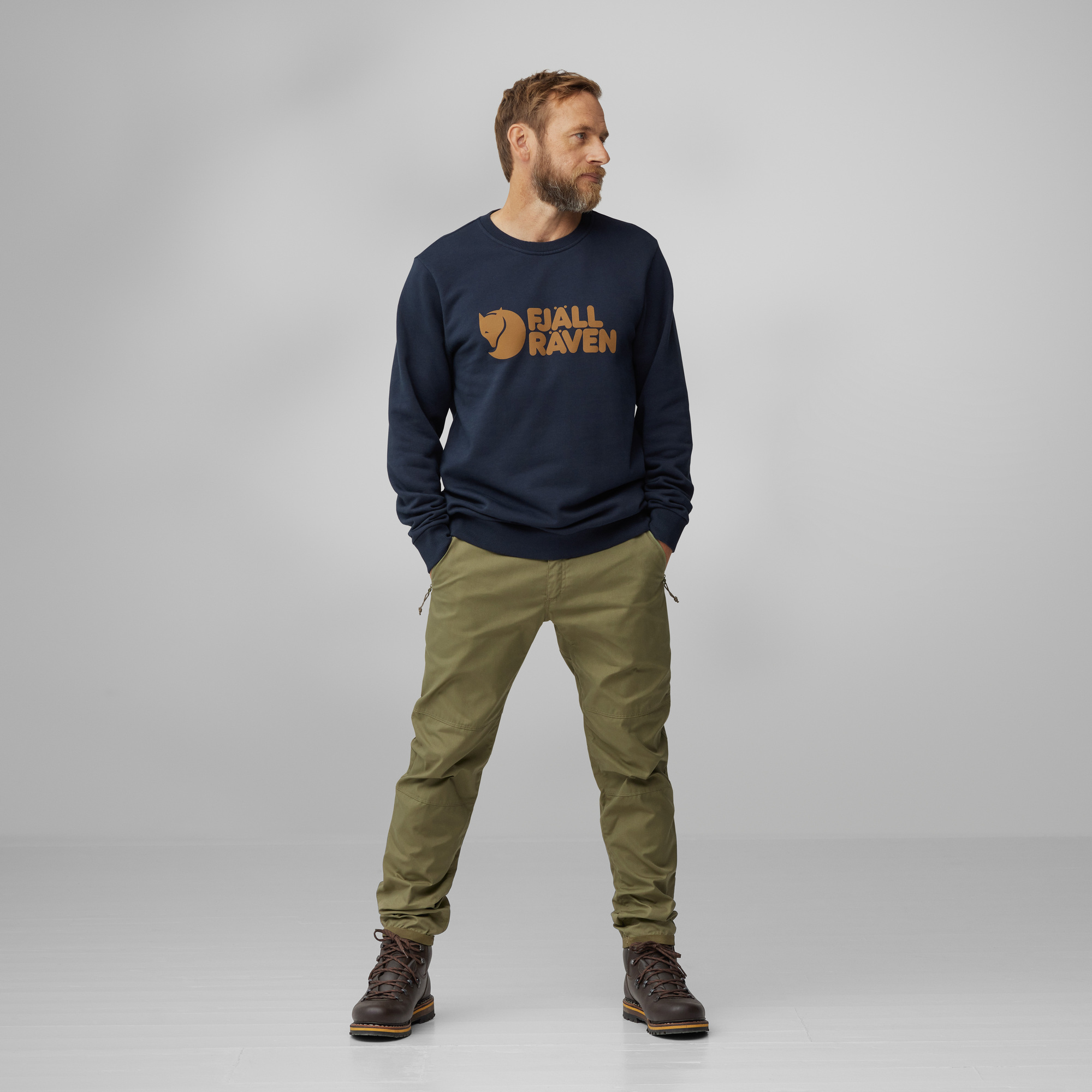 Fjällräven Logo Sweater M - Image 2