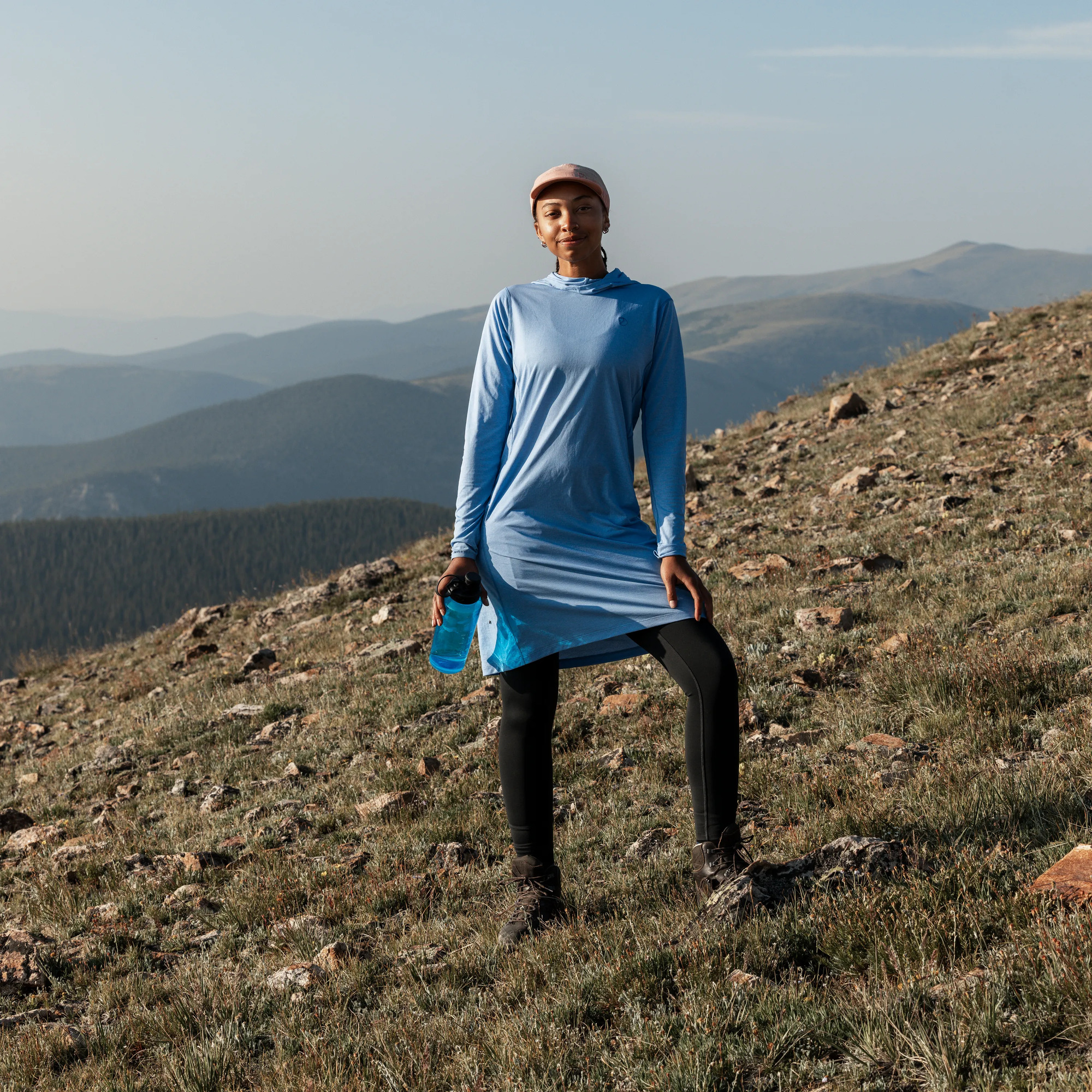 Abisko Sun-hoodie Dress W - Image 11