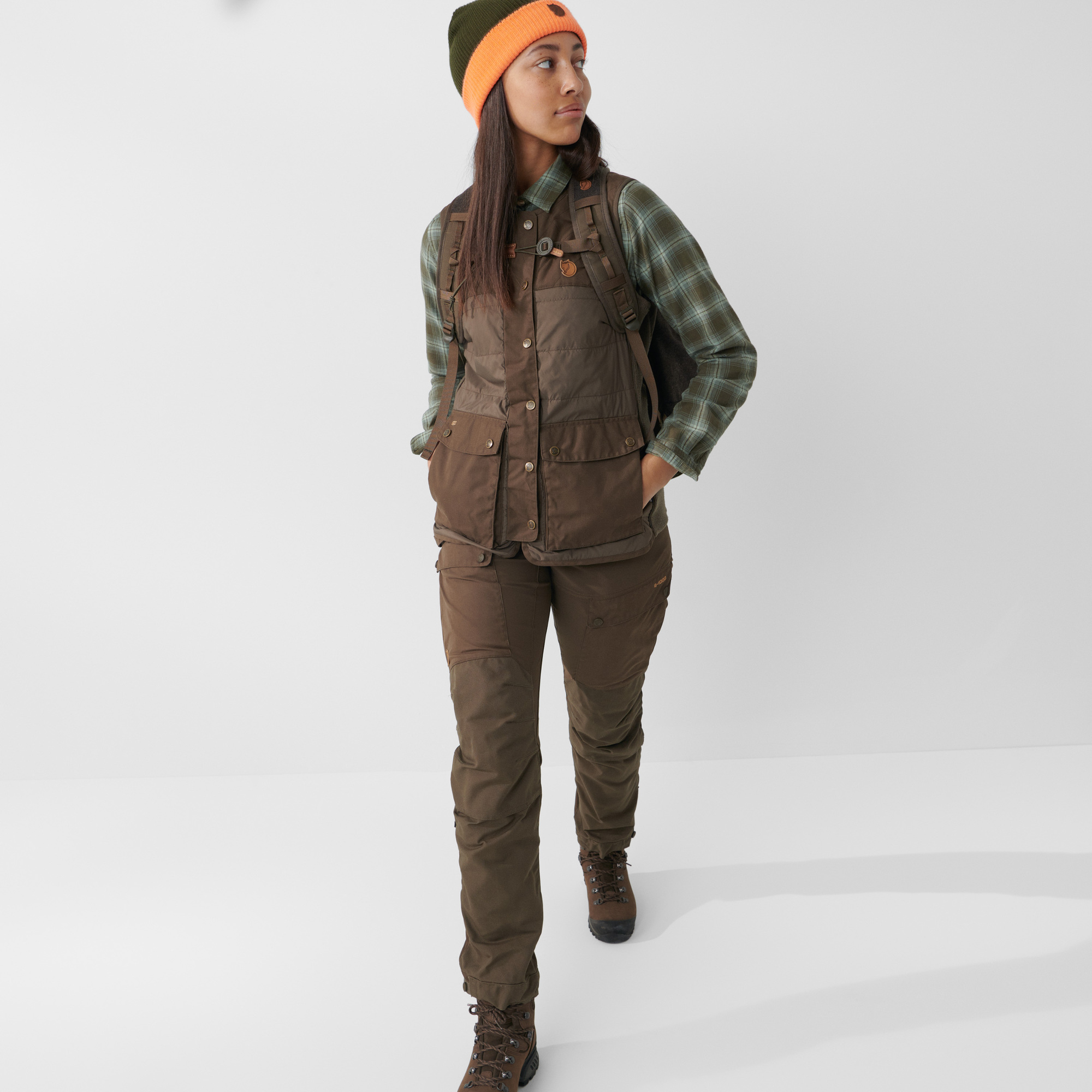 Forest Wool Padded Vest W - Image 1