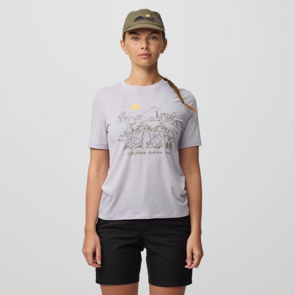 Hoja Lugnt Wool T-shirt W - Image 4