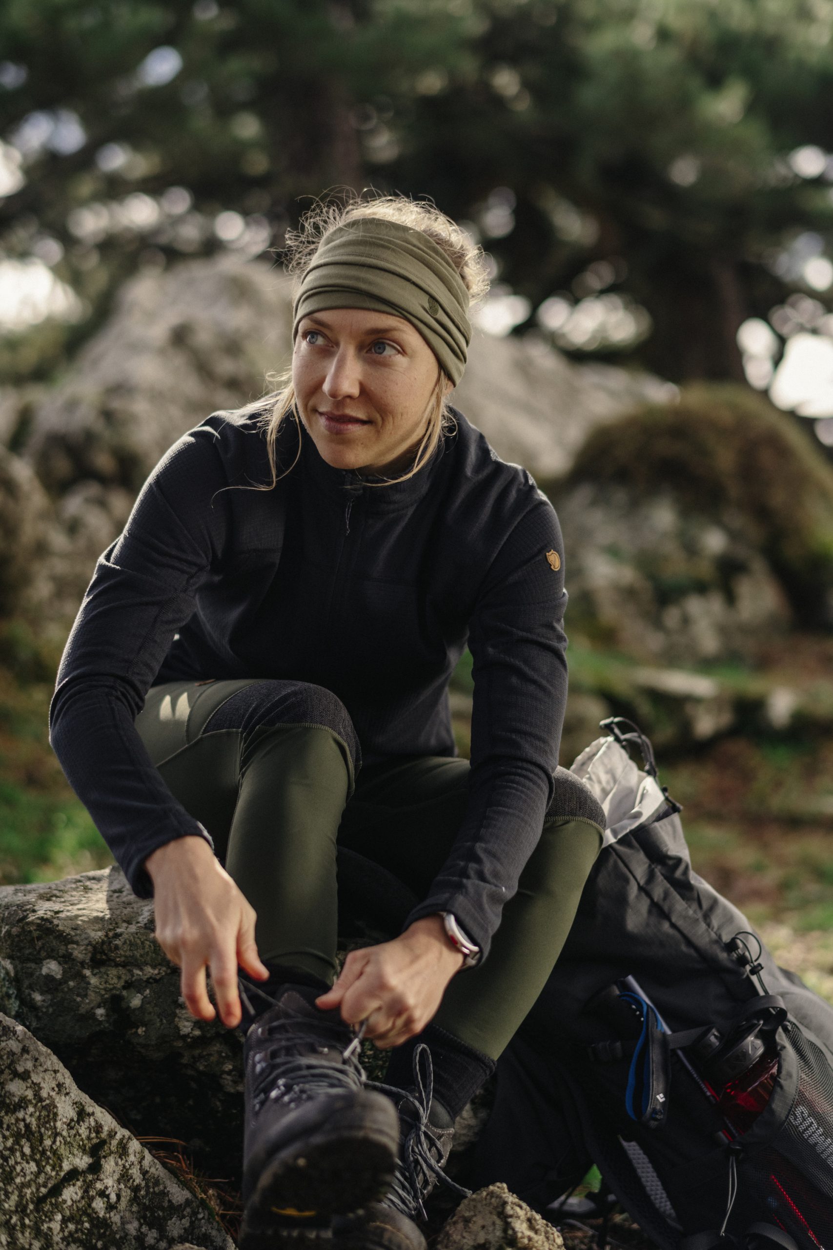 Abisko Lite Fleece Half Zip W - Image 5