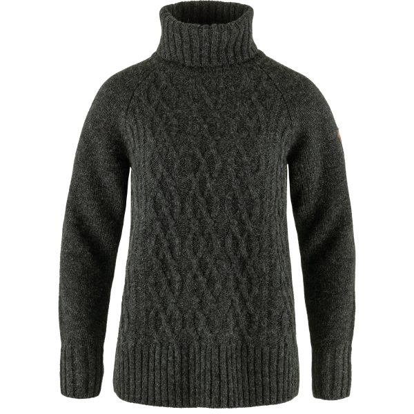 Övik Cable Knit Roller Neck W - Image 5
