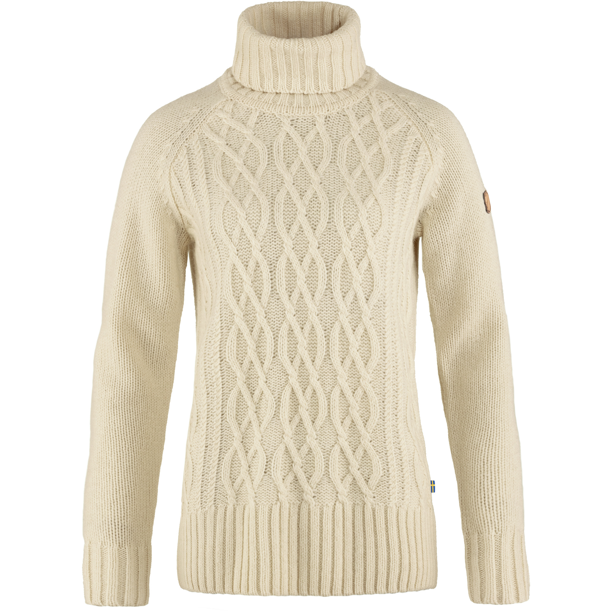 Övik Cable Knit Roller Neck W - Image 3