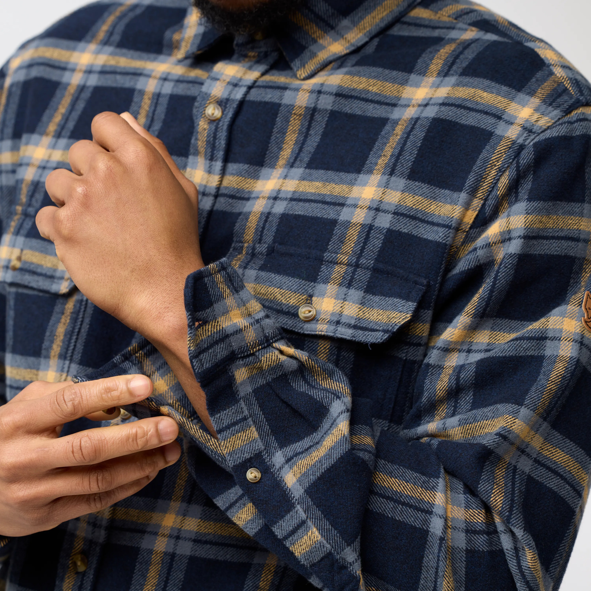 Övik Heavy Flannel Shirt M - Image 10