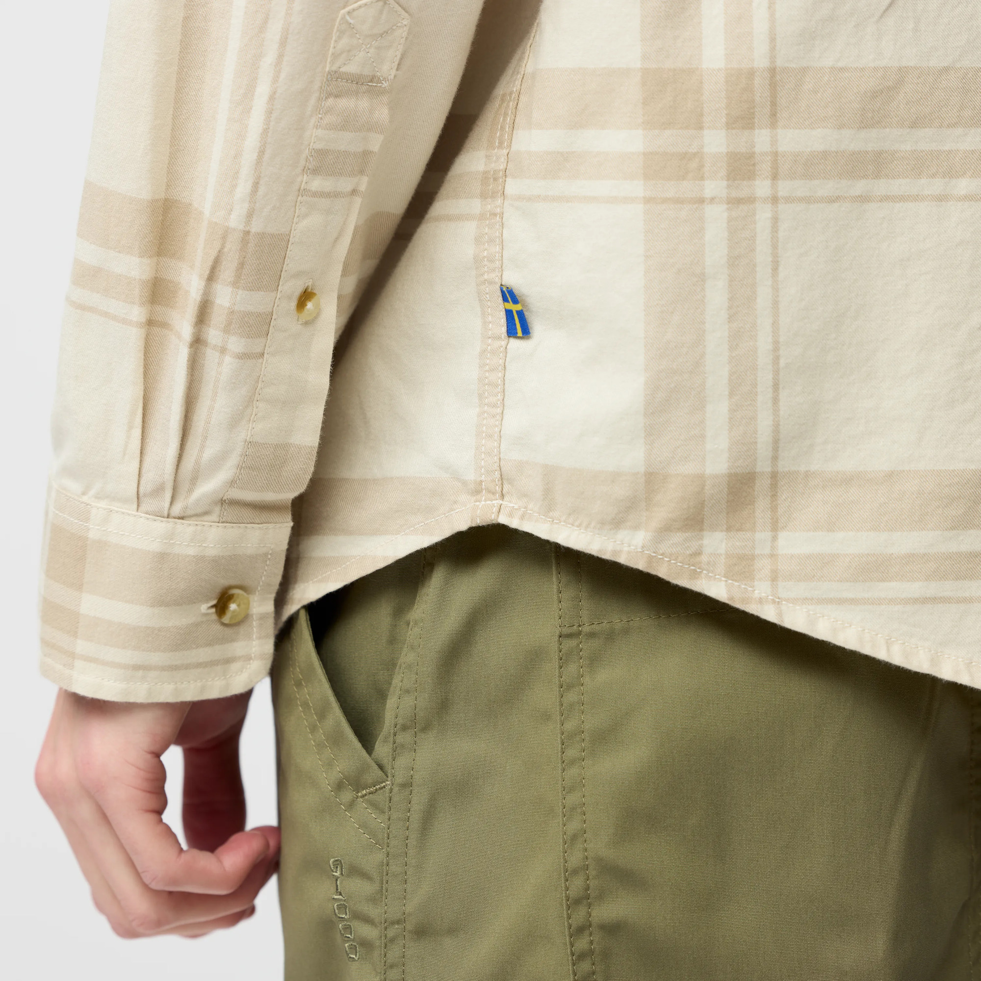 Övik Lite Flannel Shirt M - Image 9