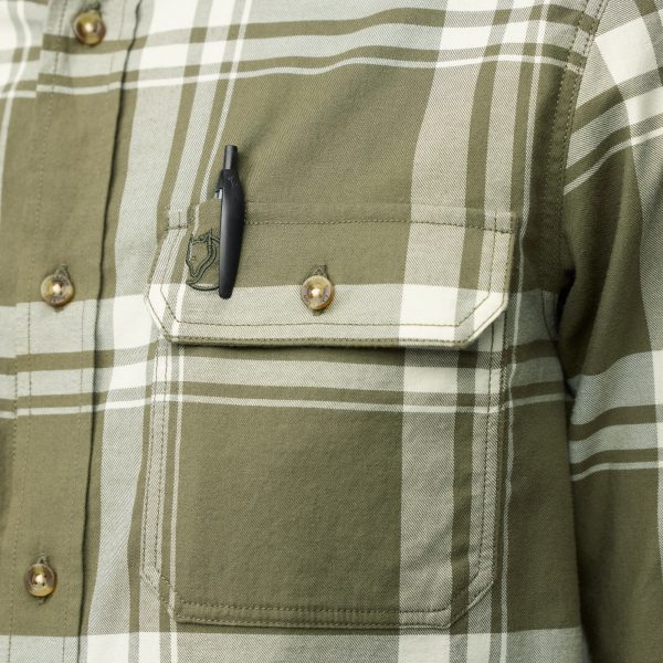 Övik Lite Flannel Shirt M - Image 10