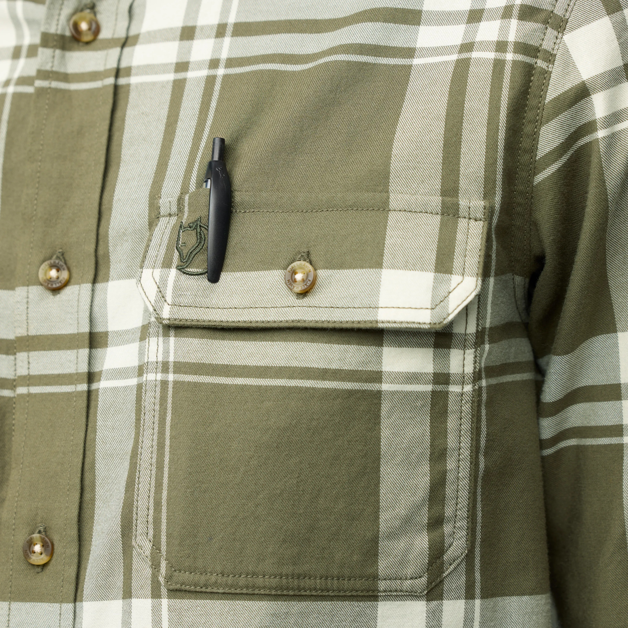 Övik Lite Flannel Shirt M - Image 10