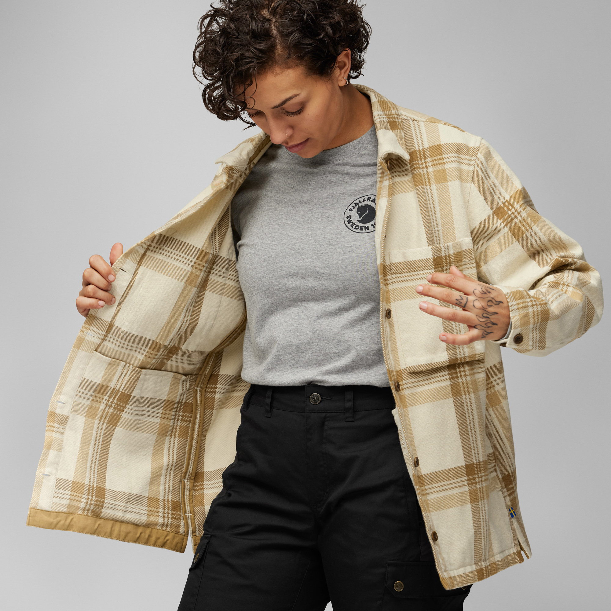 Singi Flannel Overshirt W - Image 4