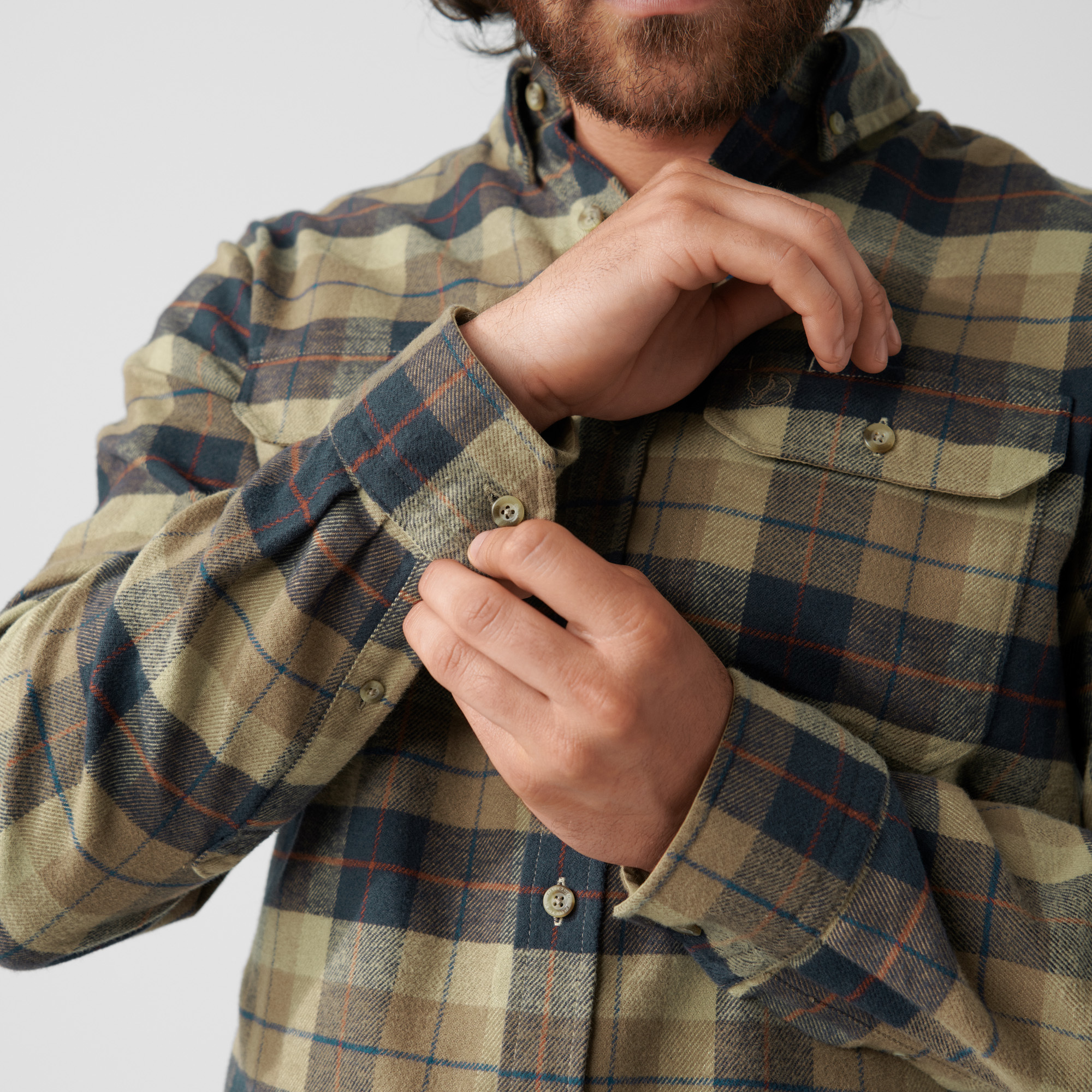 Singi Heavy Flannel Shirt M - Image 5
