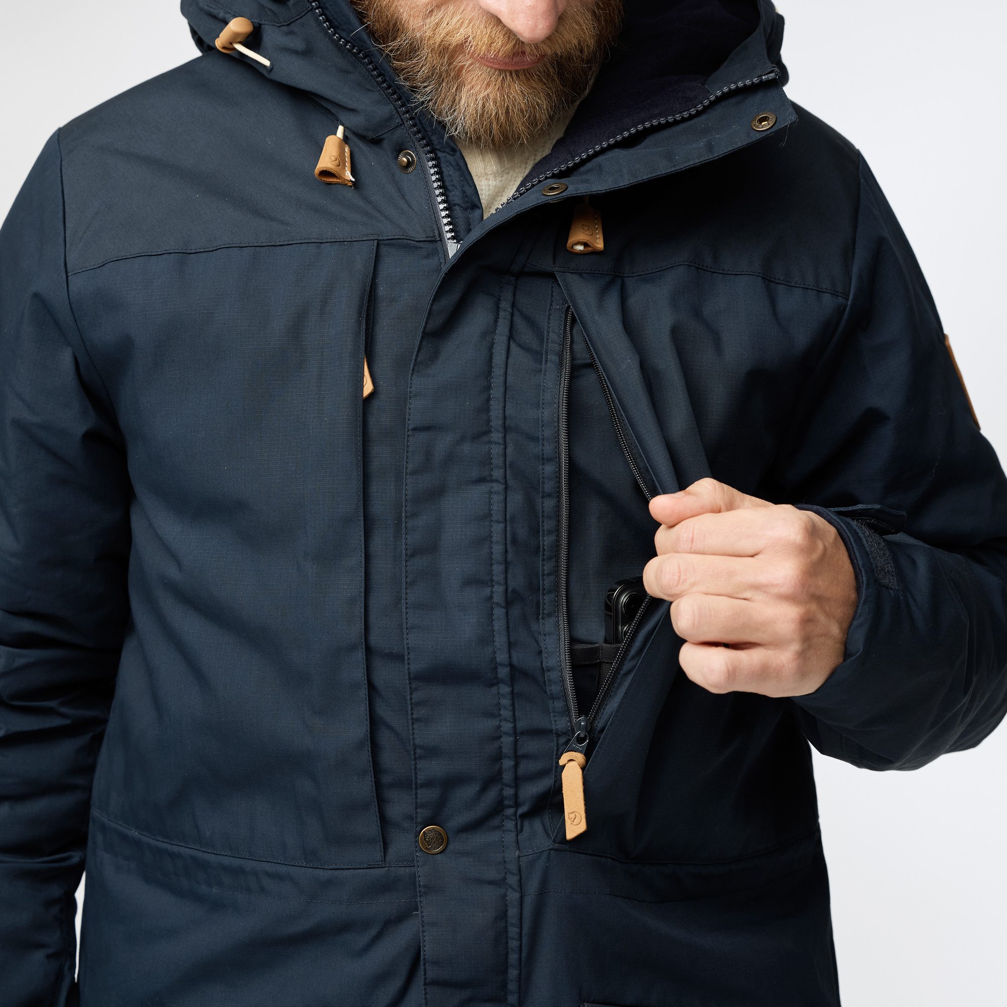 Singi Wool Padded Parka M - Image 5