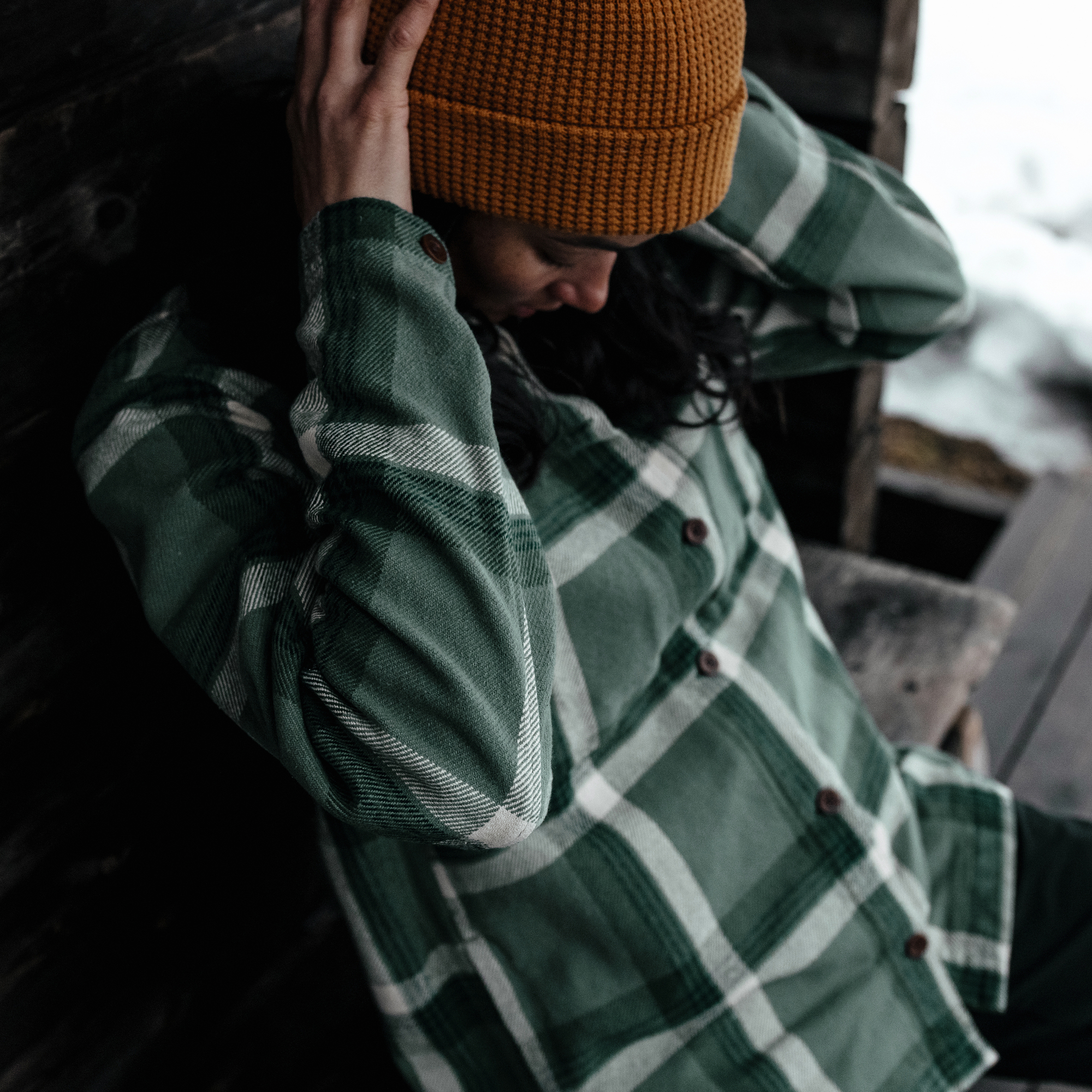 Singi Flannel Overshirt W - Image 7