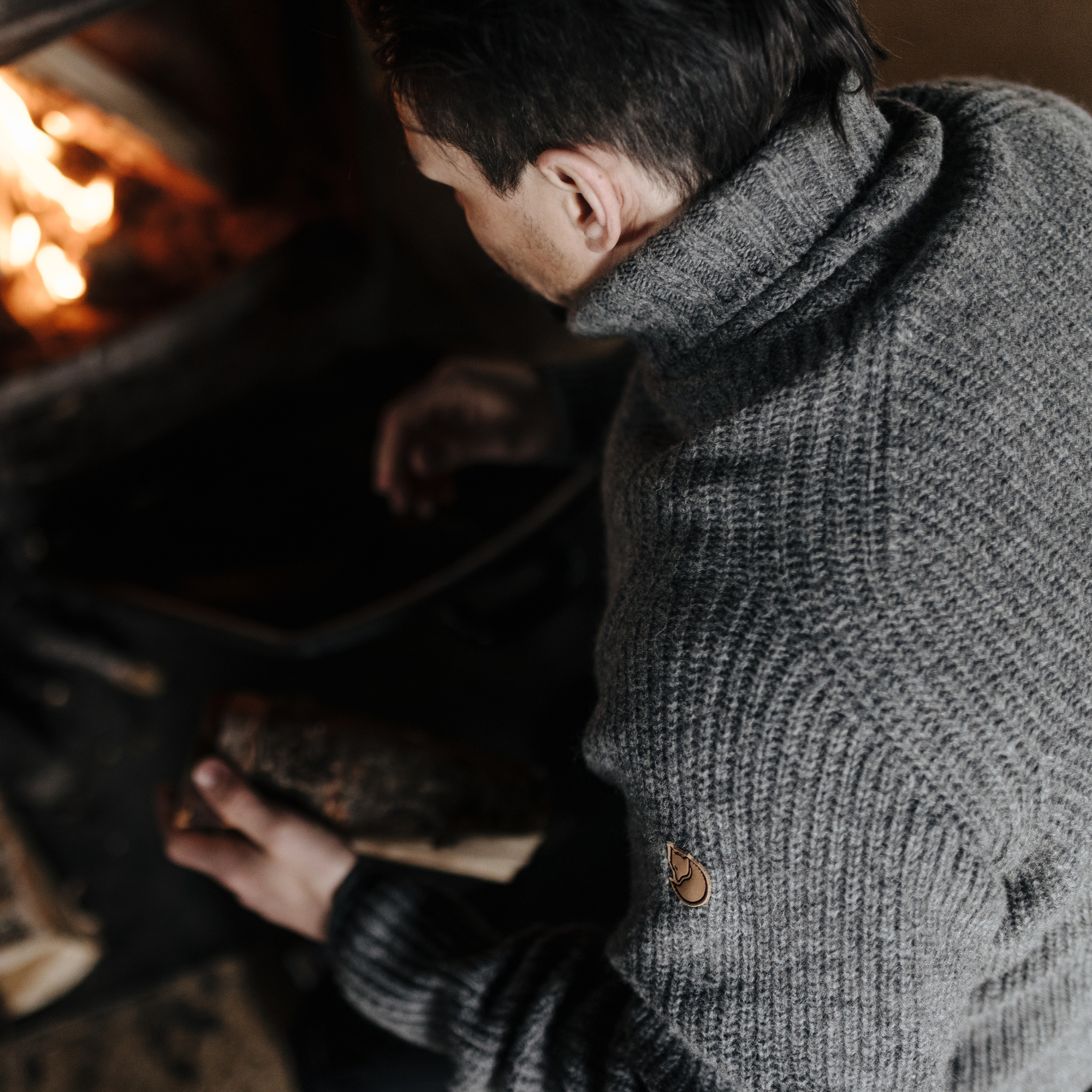 Övik Roller Neck Sweater M - Image 10