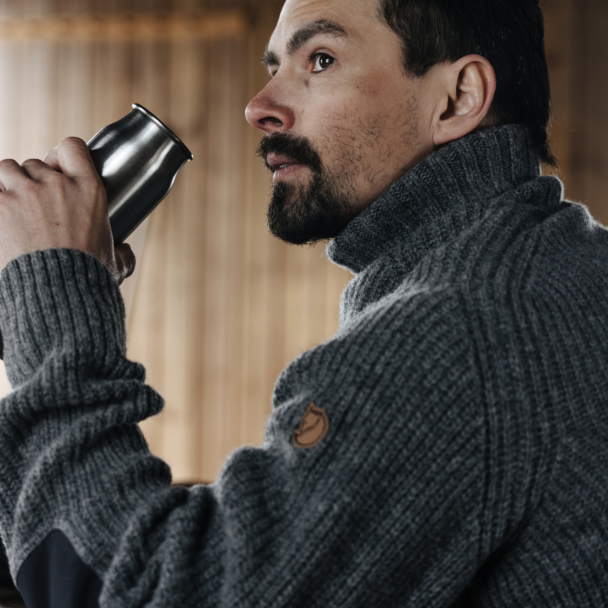 Övik Roller Neck Sweater M - Image 8