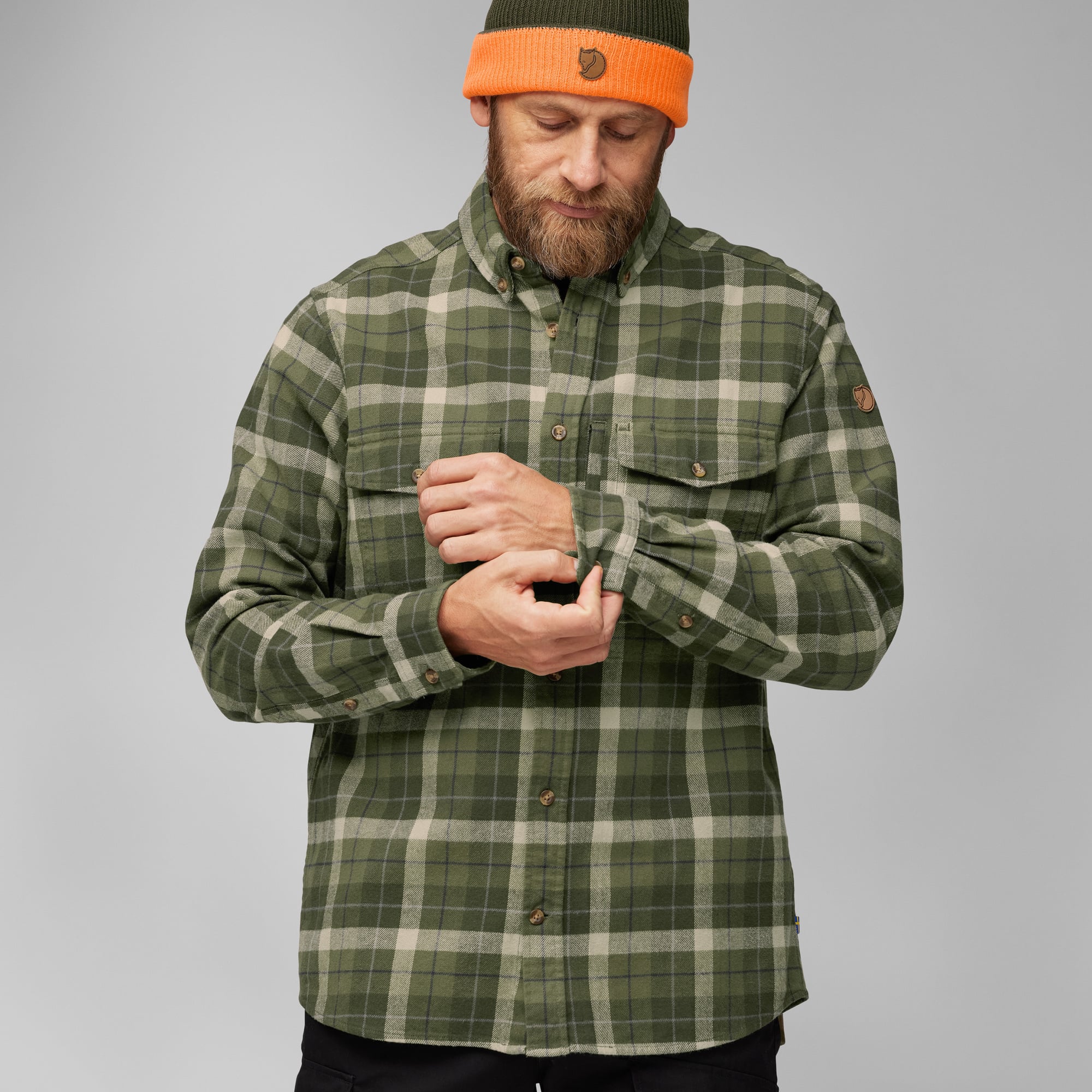 Värmland Heavy Flannel Shirt M - Image 3
